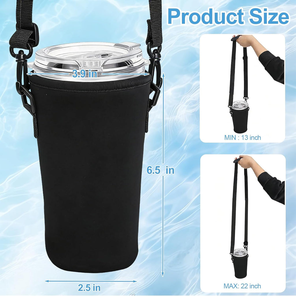 Engorgio Cup Holder，Cruise Essentials 2026，Hands‑Free Cup Holder，1Pack Neoprene Drink Sling, Cruise Ship Essentials Cup Sling Cruise Essentials(No Small Bag)