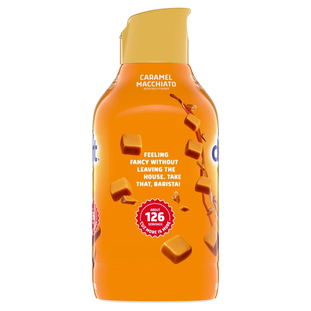 International Delight Coffee Creamer, Caramel Macchiato, Refrigerated Flavored Creamer, 64 FL OZ Bottle