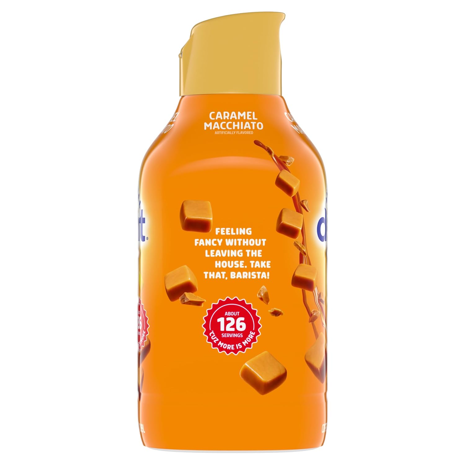 International Delight Coffee Creamer, Caramel Macchiato, Refrigerated Flavored Creamer, 64 FL OZ Bottle