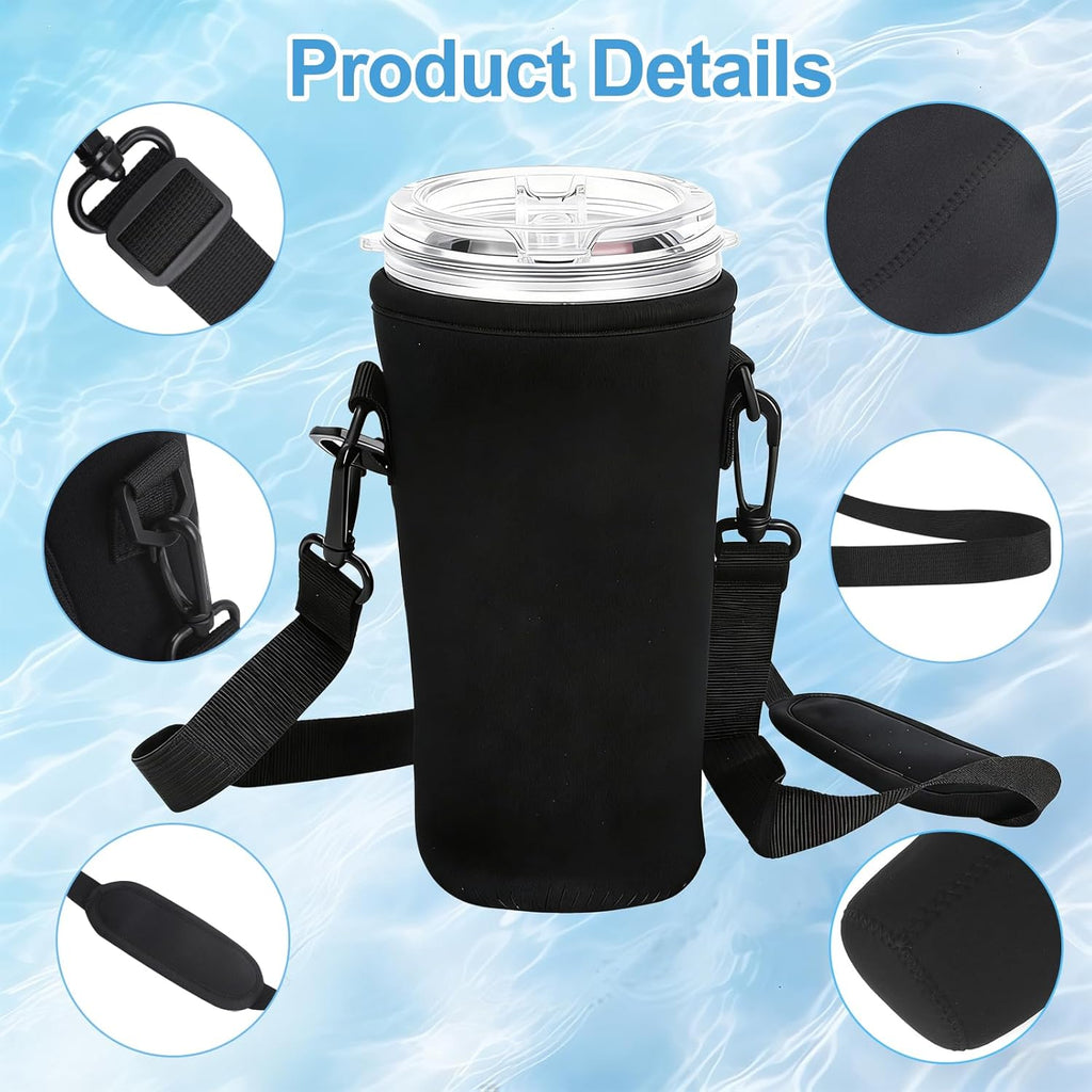 Engorgio Cup Holder，Cruise Essentials 2026，Hands‑Free Cup Holder，1Pack Neoprene Drink Sling, Cruise Ship Essentials Cup Sling Cruise Essentials(No Small Bag)