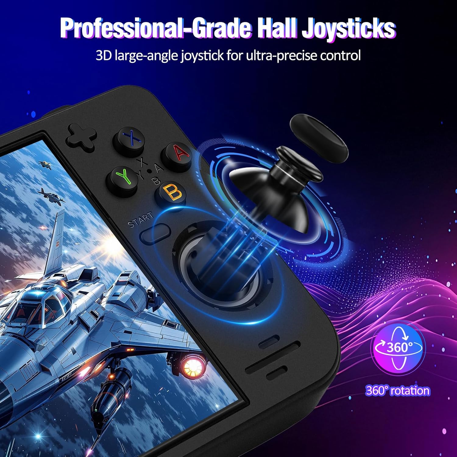 RF40H Handheld Game Console, 4.0" Retro Gaming Console Preloaded 20,000+ Classic Games, Open Source Linux System, Support WiFi Online Play, Portable Pocket Hand Held Video Game (Black)