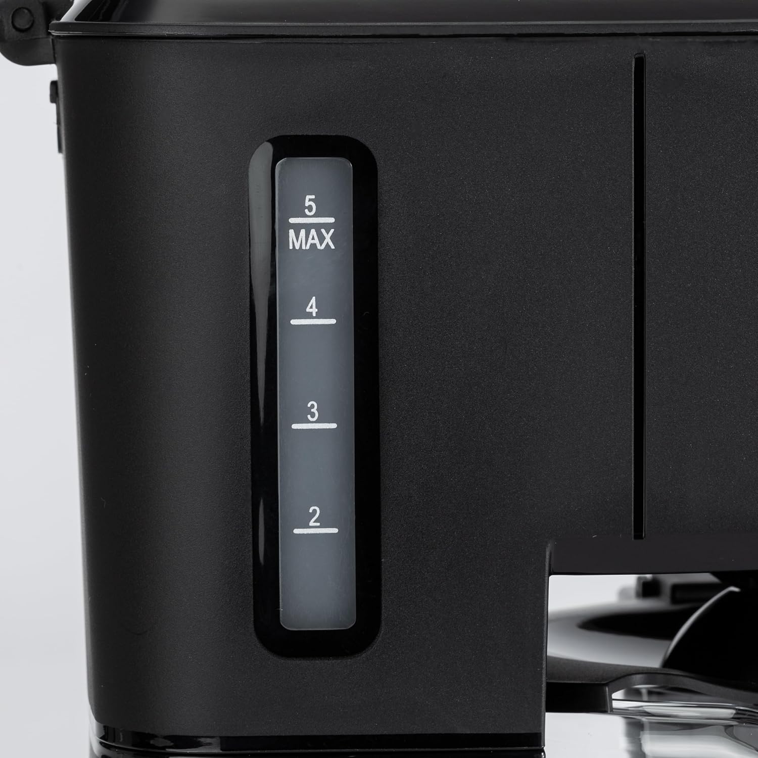 Amazon Basics 5 Cup Drip Coffee Maker with Glass Coffee Pot (0.8 Qt), Auto Shut-off, Auto Pause, Removable Filter Basket, Matte Black